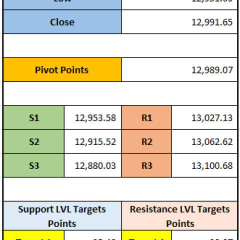 MIDCPNIFTY Price Predictions for 10-12-2024 – Support & Resistance Targets